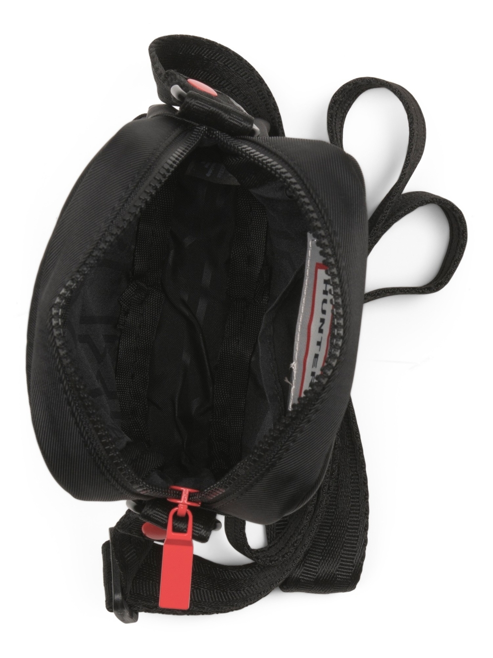 Hunter Black Belt Bag with Red Trim - Picture 3 of 3